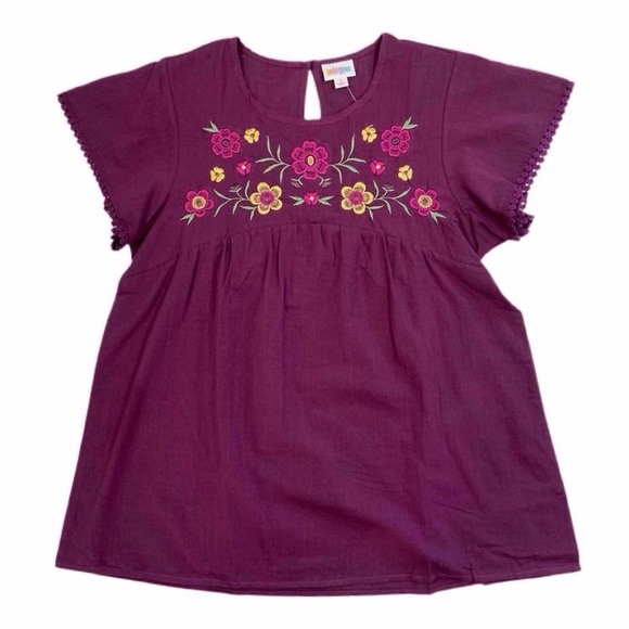 Lula Roe Paisely embroidered top womens size Large in beautiful conditions ! 💖 - Picture 3 of 5